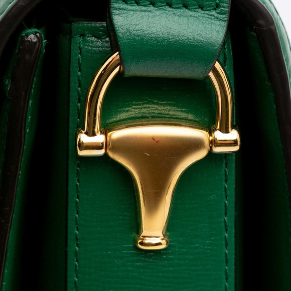 Pre-Loved Gucci Small Leather Horsebit 1955 Shoulder Bag - Picture 9 of 11